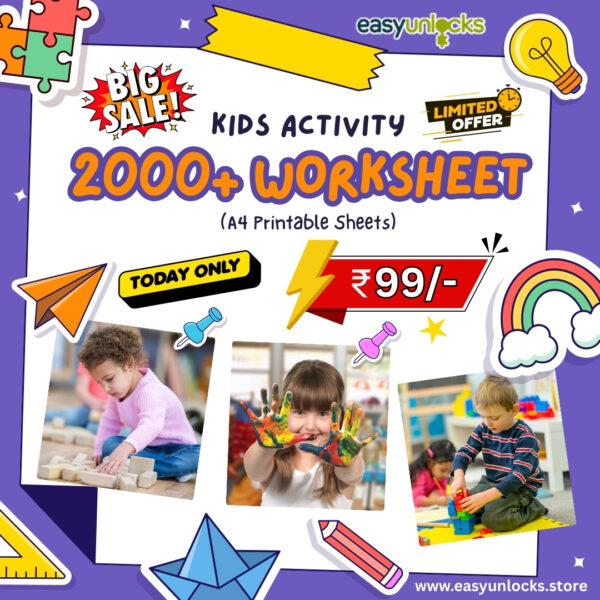 2000+ KIDS WORKSHEET