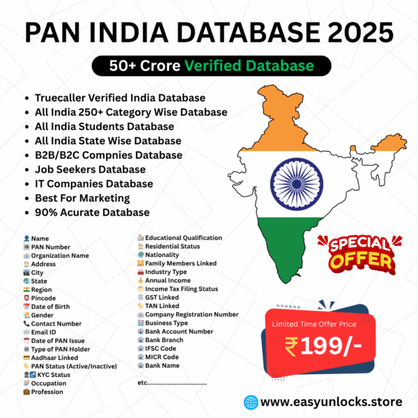 All India Pan Database 2025