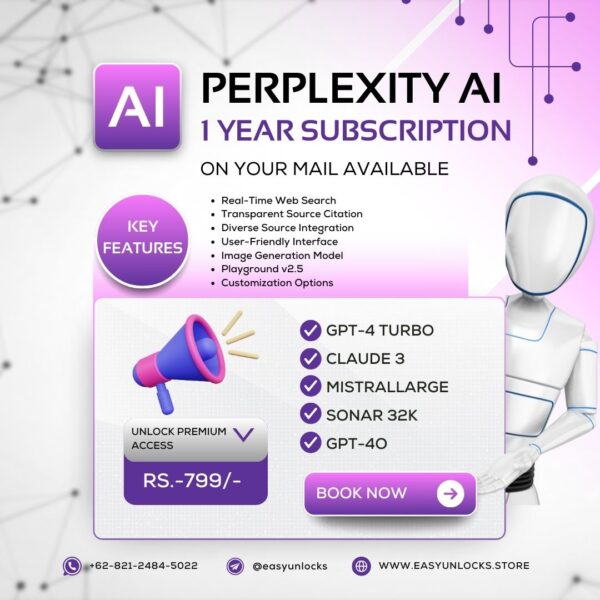 Perplexity AI Pro 1 Yrs.